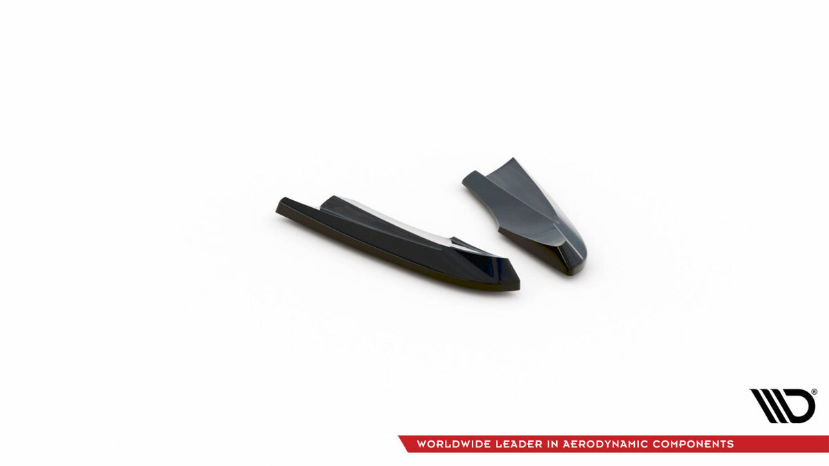 Diffusor Flaps passend für Volvo S60 R-Design Mk2 schwarz Hochglanz