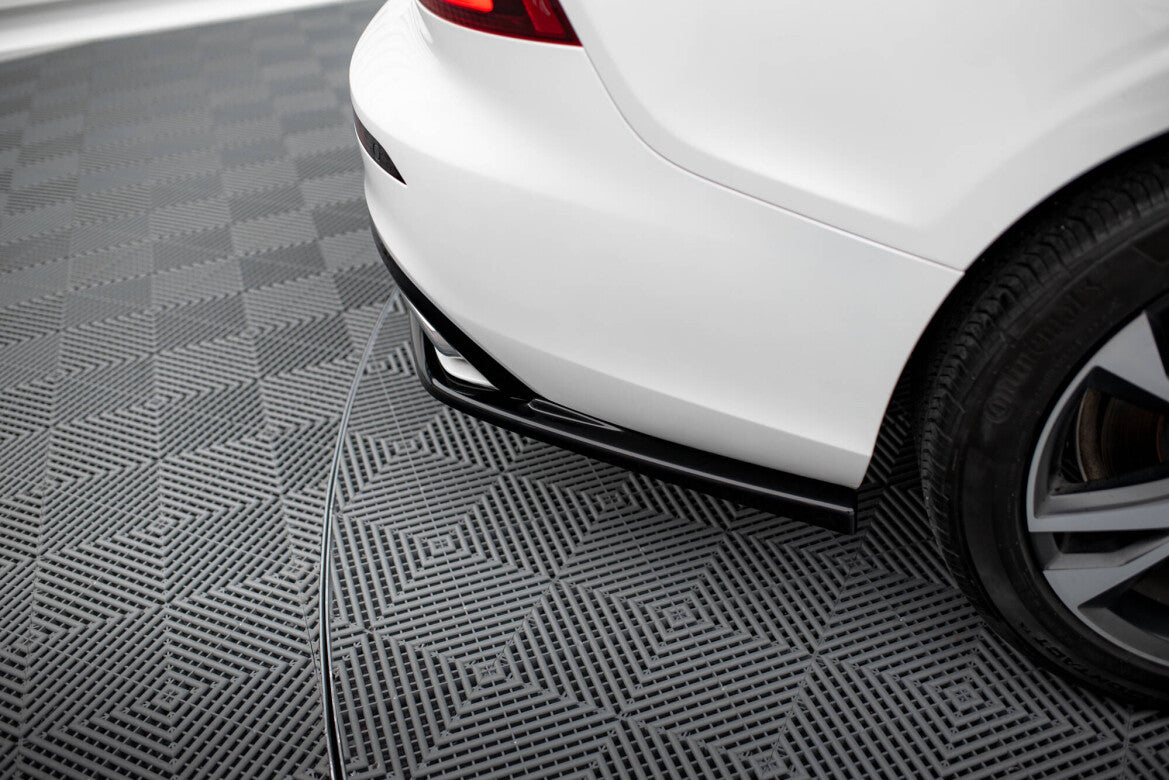 Diffusor Flaps passend für Volvo S60/V60 R-Design Mk3 schwarz Hochglanz