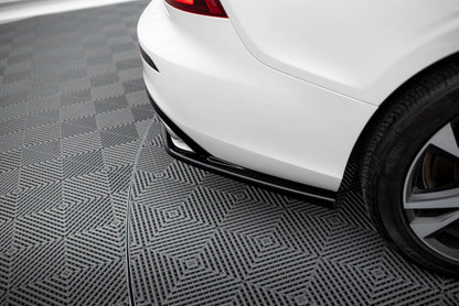 Diffusor Flaps passend für Volvo S60/V60 R-Design Mk3 schwarz Hochglanz