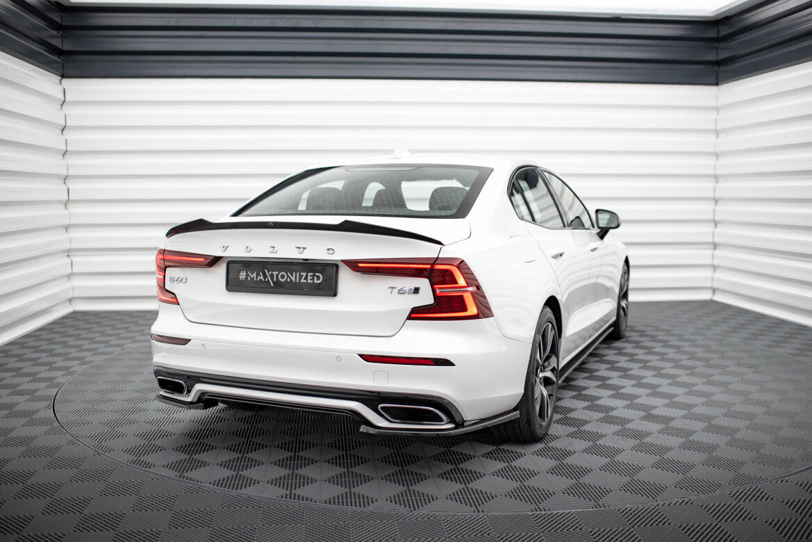 Diffusor Flaps passend für Volvo S60/V60 R-Design Mk3 schwarz Hochglanz