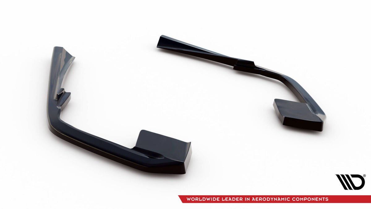 Diffusor Flaps passend für Volvo S60/V60 R-Design Mk3 schwarz Hochglanz