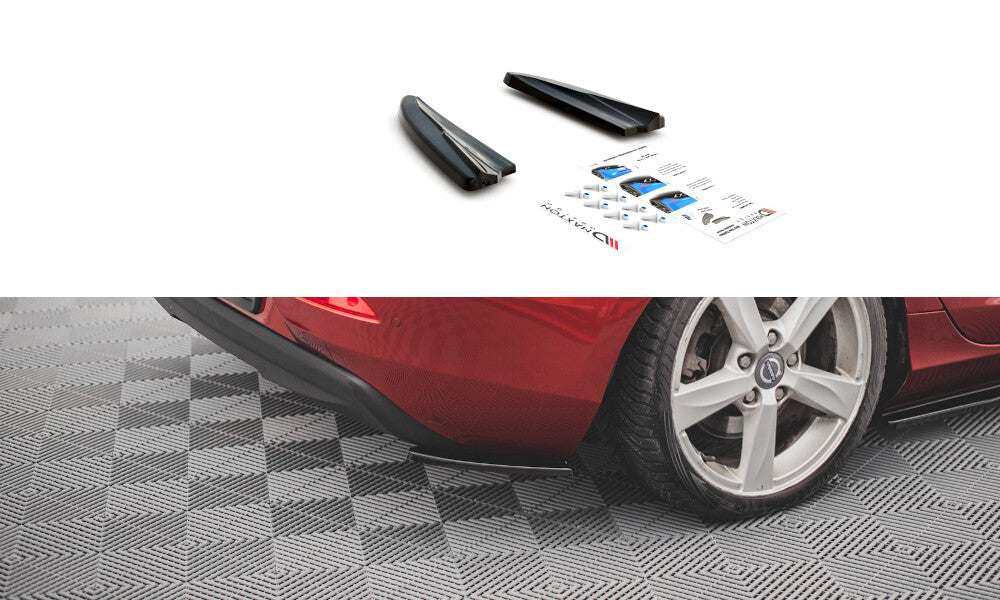 Diffusor Flaps passend für Volvo V40 schwarz Hochglanz