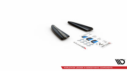 Diffusor Flaps passend für Volvo V40 schwarz Hochglanz