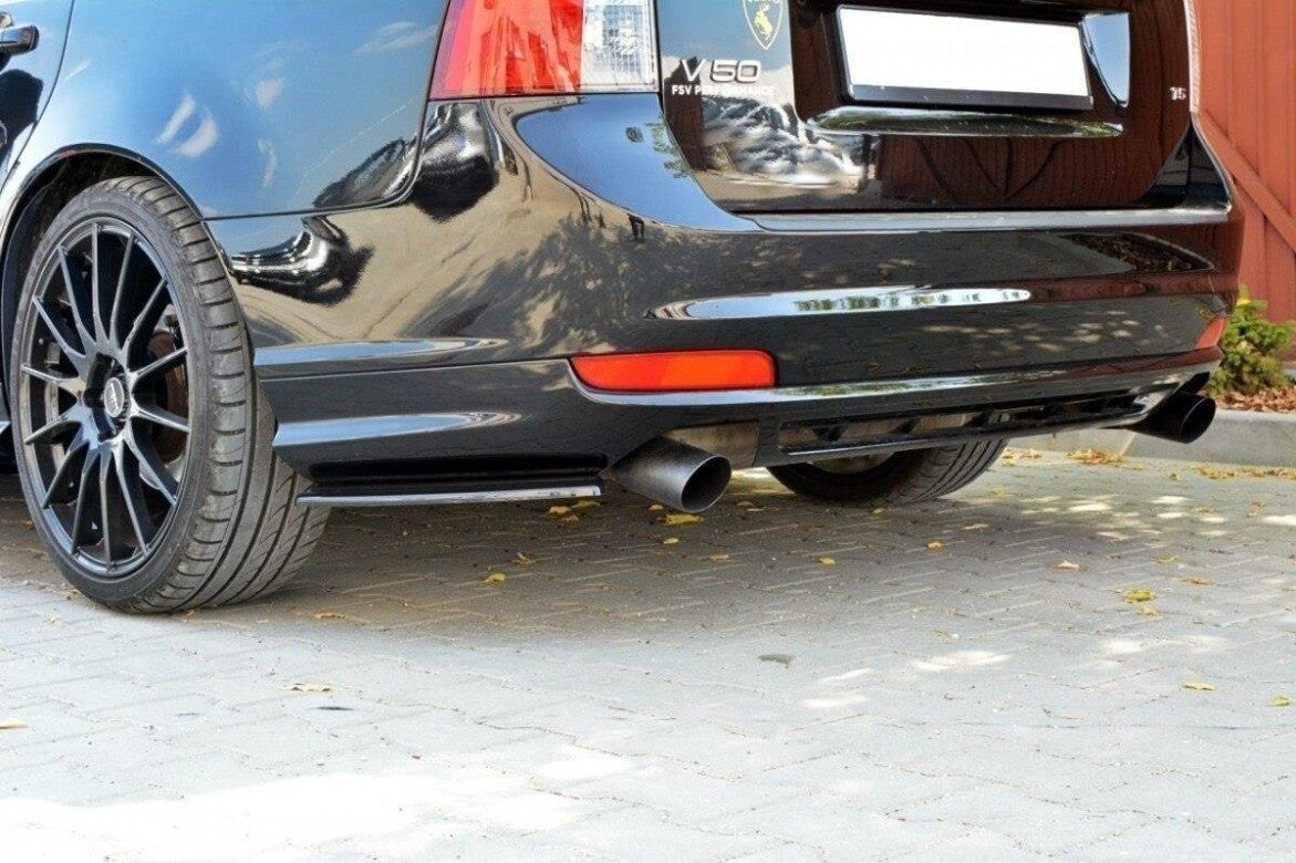 Diffusor Flaps passend für Volvo V50F R-DESIGN schwarz Hochglanz