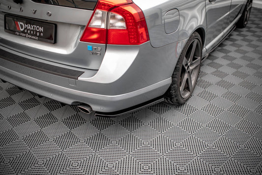 Diffusor Flaps passend für Volvo V70 Mk3 Carbon Look