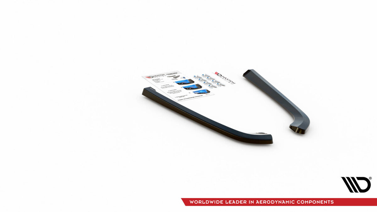 Diffusor Flaps passend für Volvo V70 Mk3 Carbon Look