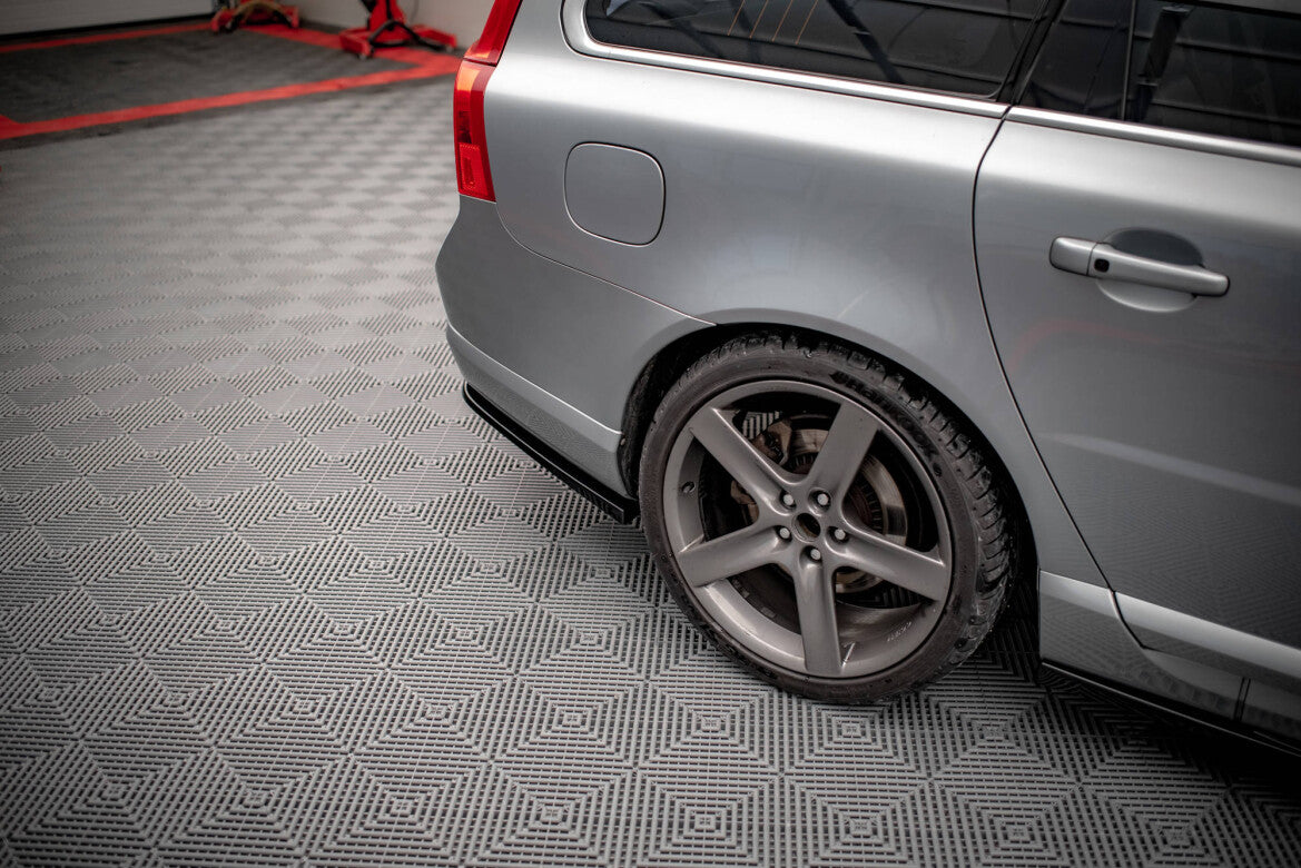 Diffusor Flaps passend für Volvo V70 Mk3 schwarz Hochglanz
