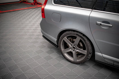 Diffusor Flaps passend für Volvo V70 Mk3 schwarz Hochglanz