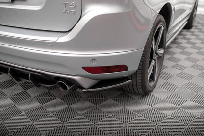 Diffusor Flaps passend für Volvo XC60 R-Design Mk1 FL schwarz Hochglanz