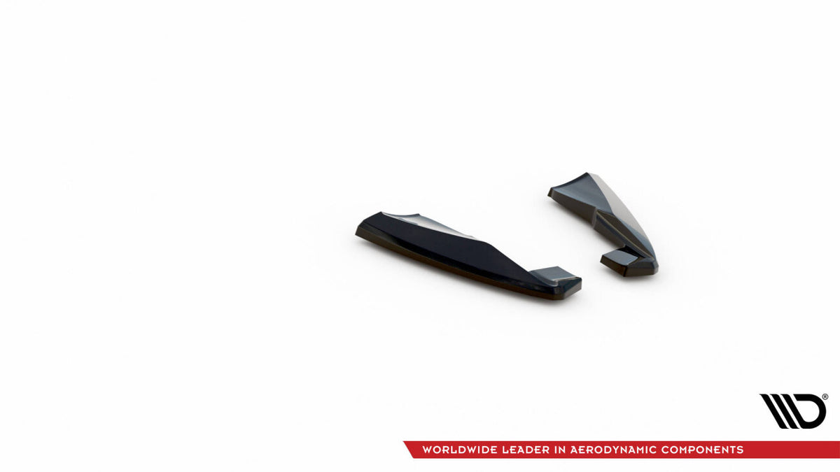 Diffusor Flaps passend für Volvo XC60 R-Design Mk1 FL schwarz Hochglanz