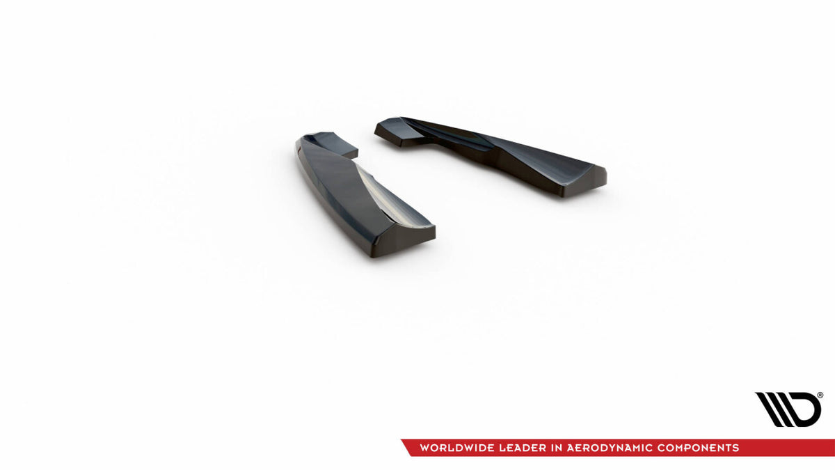 Diffusor Flaps passend für Volvo XC60 R-Design Mk1 FL schwarz Hochglanz