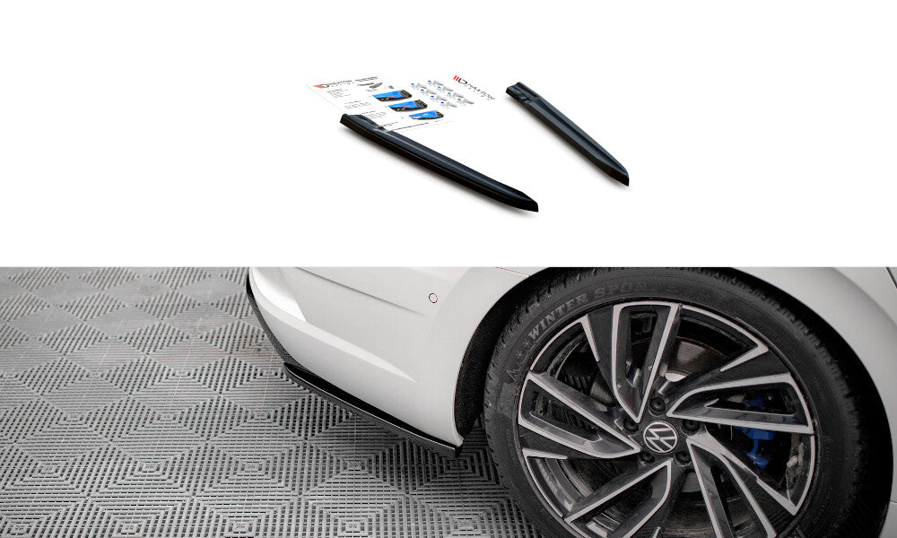 Diffusor Flaps passend für VW Arteon R Limousine / Shooting Brake Mk1 FL schwarz Hochglanz