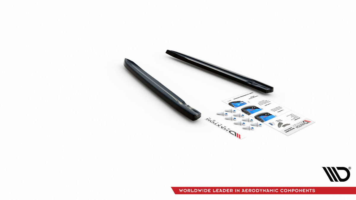 Diffusor Flaps passend für VW Arteon R Limousine / Shooting Brake Mk1 FL schwarz Hochglanz