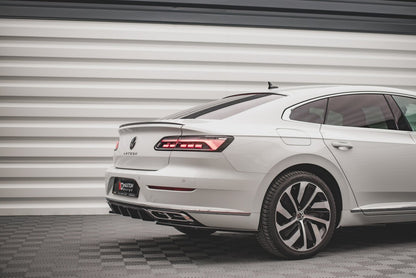 Diffusor Flaps passend für VW Arteon R-Line Limousine / Shooting Brake Mk1 FL schwarz Hochglanz