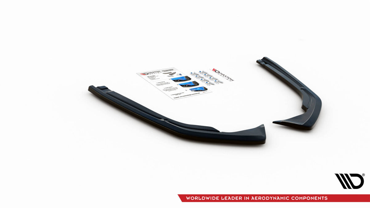 Diffusor Flaps passend für VW Arteon R-Line Limousine / Shooting Brake Mk1 FL schwarz Hochglanz