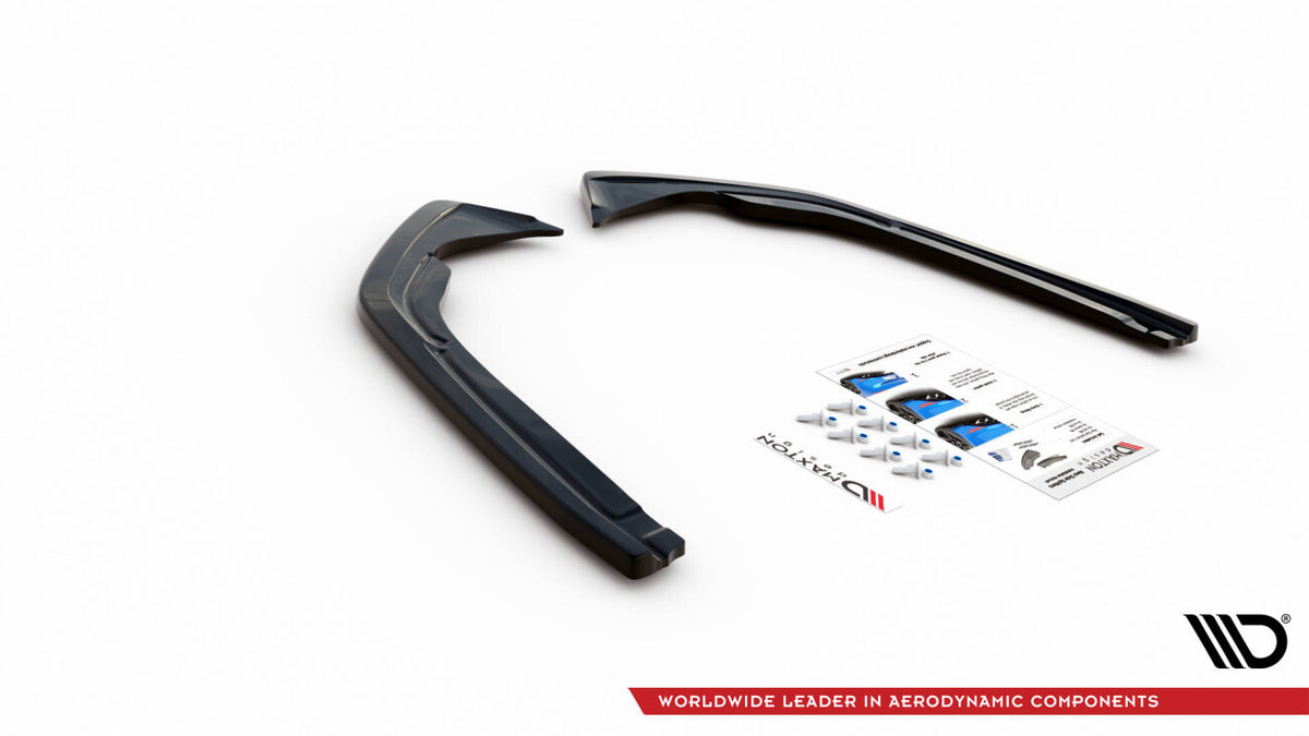 Diffusor Flaps passend für VW Arteon R-Line Limousine / Shooting Brake Mk1 FL schwarz Hochglanz