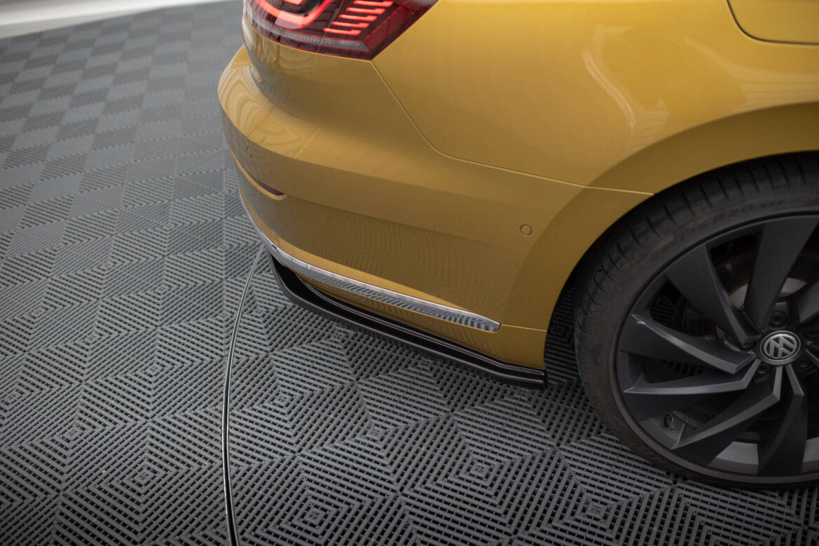 Diffusor Flaps passend für VW Arteon R-Line Limousine / Shooting Brake Mk1 schwarz Hochglanz