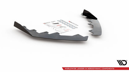 Diffusor Flaps passend für VW Arteon R-Line Limousine / Shooting Brake Mk1 schwarz Hochglanz