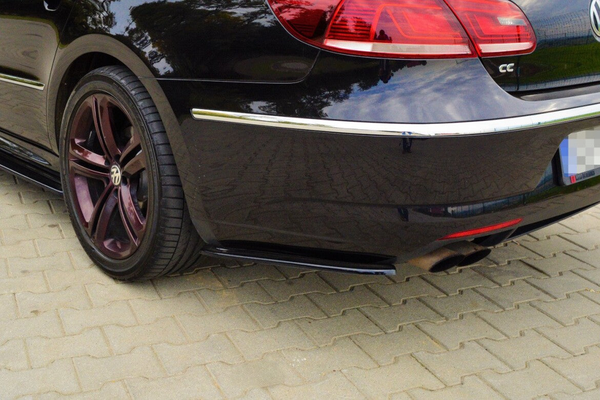 Diffusor Flaps passend für VW CC R-LINE schwarz Hochglanz