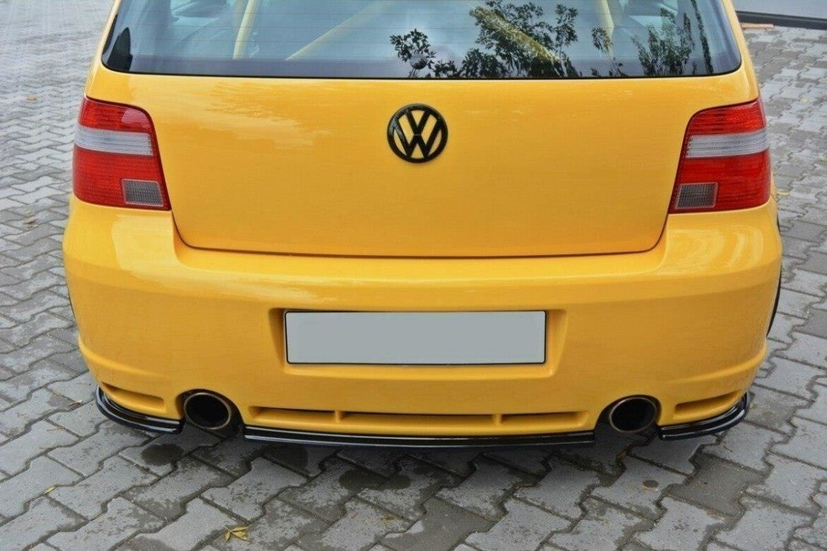 Diffusor Flaps passend für VW Golf 4 R32 schwarz Hochglanz