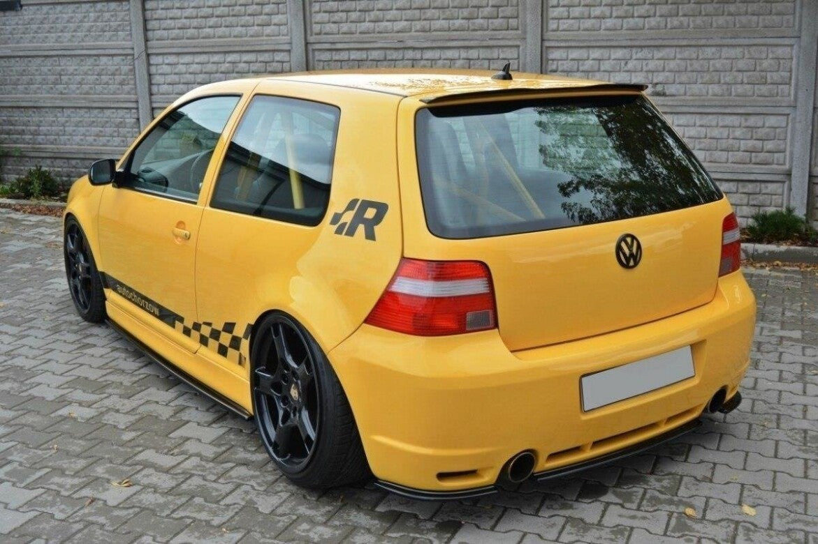 Diffusor Flaps passend für VW Golf 4 R32 schwarz Hochglanz