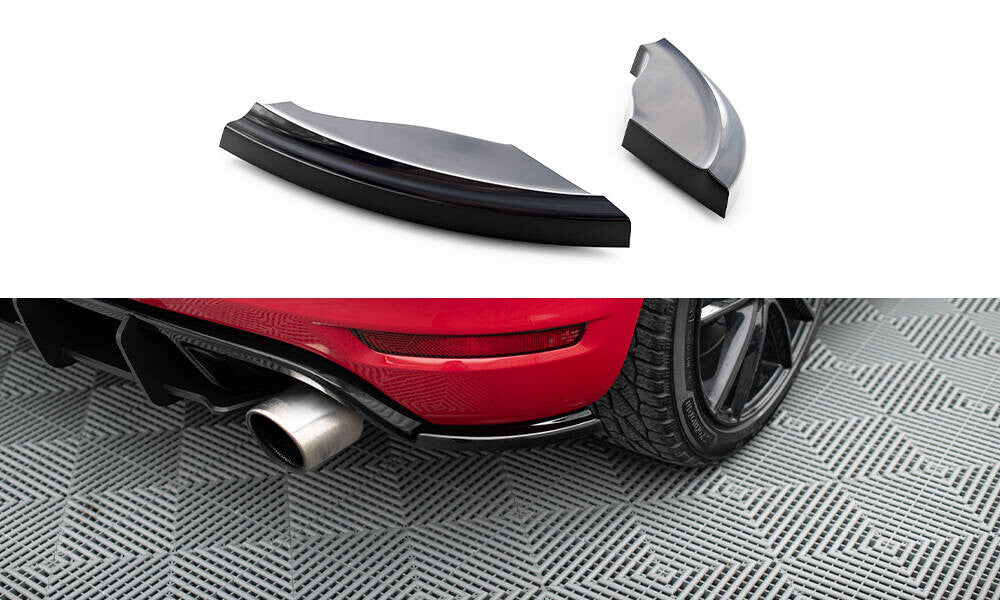 Diffusor Flaps passend für VW Golf 6 GTI 35TH schwarz Hochglanz