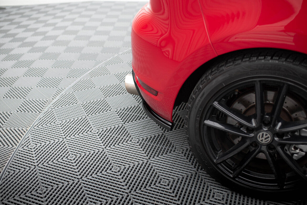 Diffusor Flaps passend für VW Golf 6 GTI 35TH schwarz Hochglanz
