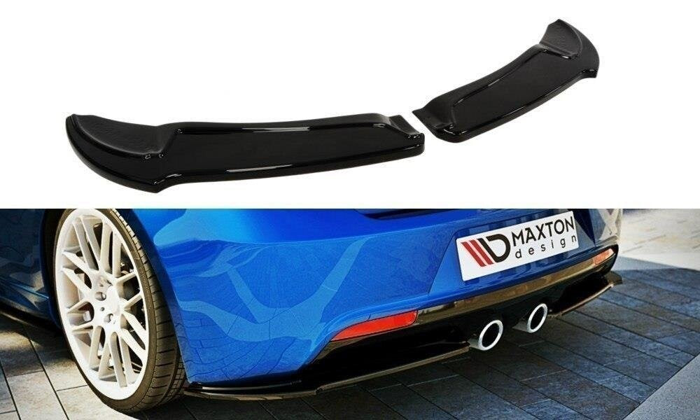 Diffusor Flaps passend für VW Golf 6 R schwarz matt