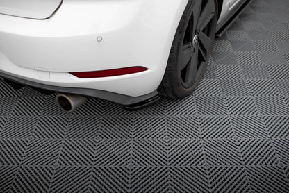 Diffusor Flaps passend für VW Golf 7 GTI FL schwarz Hochglanz
