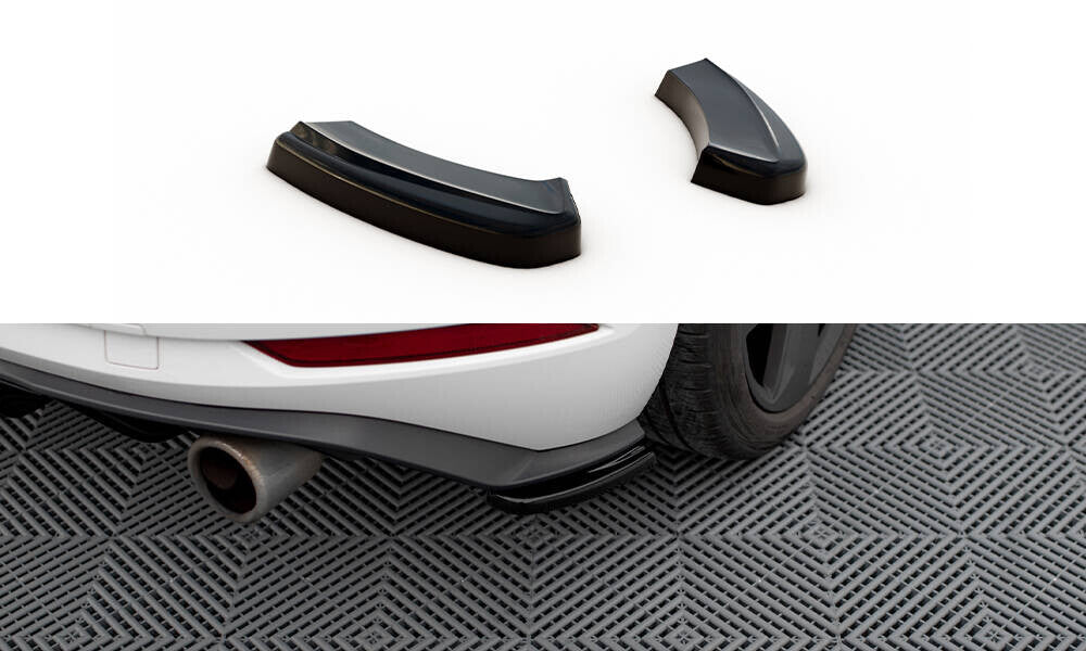 Diffusor Flaps passend für VW Golf 7 GTI FL schwarz Hochglanz