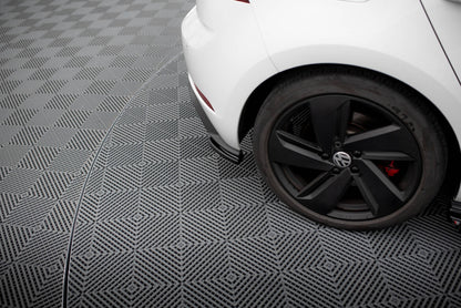 Diffusor Flaps passend für VW Golf 7 GTI FL schwarz Hochglanz