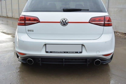 Diffusor Flaps passend für VW Golf 7 GTI schwarz Hochglanz