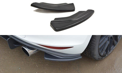 Diffusor Flaps passend für VW Golf 7 GTI schwarz Hochglanz