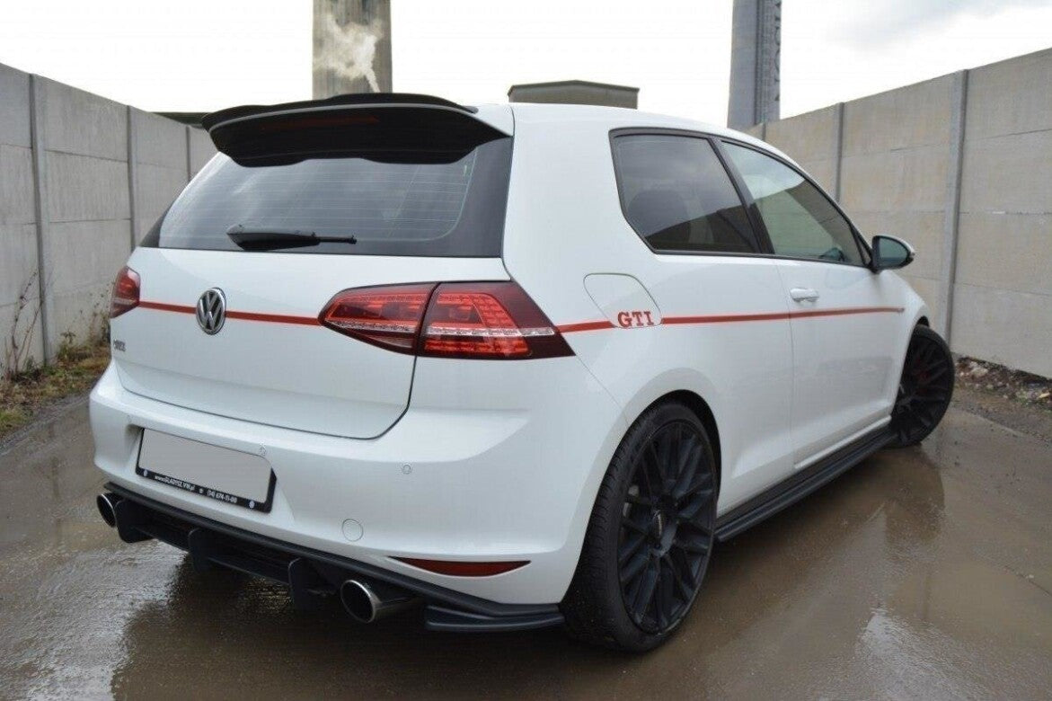 Diffusor Flaps passend für VW Golf 7 GTI schwarz Hochglanz