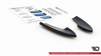 Diffusor Flaps passend für VW Golf 7 GTI TCR rot Hochglanz