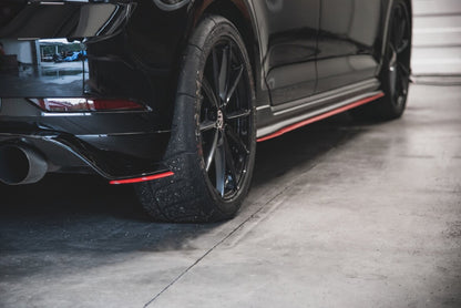 Diffusor Flaps passend für VW Golf 7 GTI TCR rot Hochglanz