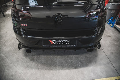 Diffusor Flaps passend für VW Golf 7 GTI TCR schwarz Hochglanz
