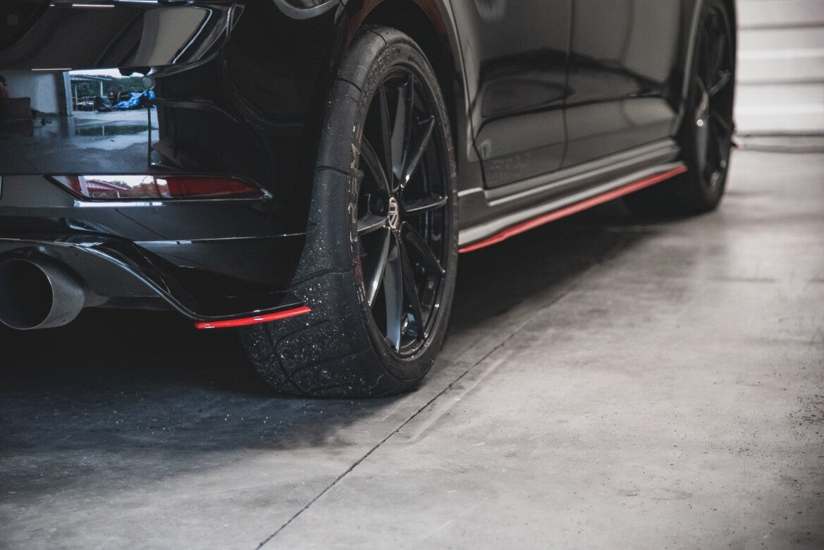 Diffusor Flaps passend für VW Golf 7 GTI TCR schwarz Hochglanz