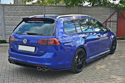 Diffusor Flaps passend für VW Golf 7 R Variant schwarz Hochglanz