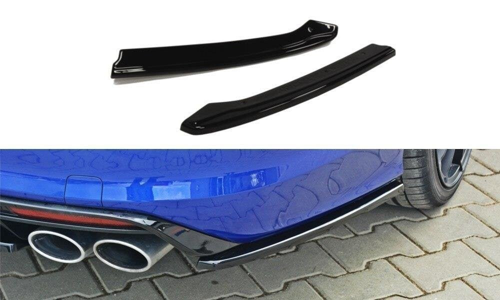 Diffusor Flaps passend für VW Golf 7 R Variant schwarz Hochglanz