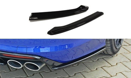 Diffusor Flaps passend für VW Golf 7 R Variant schwarz Hochglanz