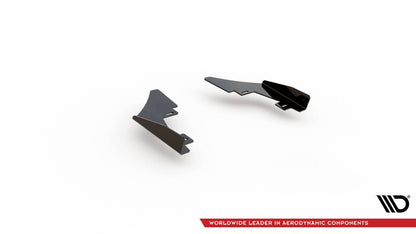 Diffusor Flaps passend für VW Golf GTI Clubsport Mk8 FL schwarz Hochglanz