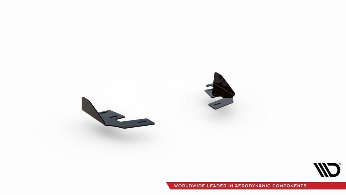 Diffusor Flaps passend für VW Golf GTI / GTE / R-Line Mk8 schwarz Hochglanz