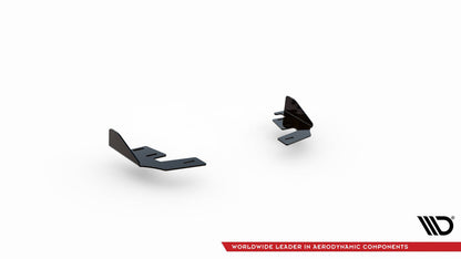 Diffusor Flaps passend für VW Golf GTI / GTE / R-Line Mk8 schwarz Hochglanz