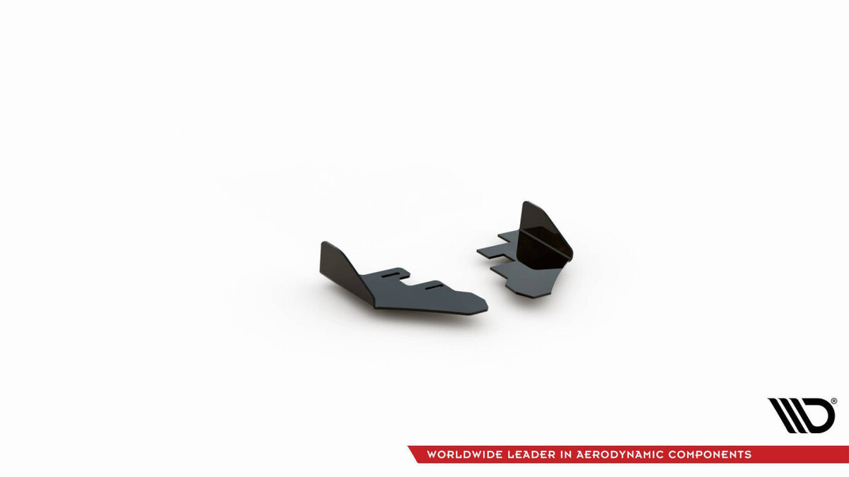 Diffusor Flaps passend für VW Golf GTI Mk6 schwarz Hochglanz