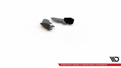 Diffusor Flaps passend für VW Golf GTI Mk6 schwarz Hochglanz
