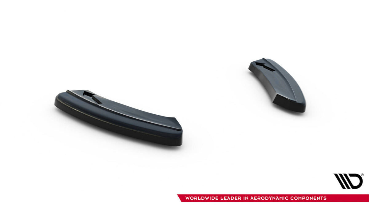 Diffusor Flaps passend für VW Golf Hatchback R / R-Line Mk7 FL schwarz Hochglanz