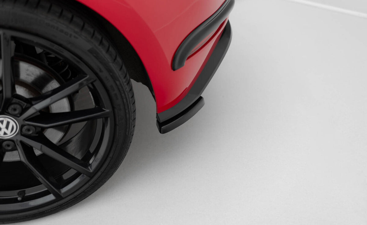 Diffusor Flaps passend für VW Golf Hatchback R / R-Line Mk7 FL schwarz Hochglanz