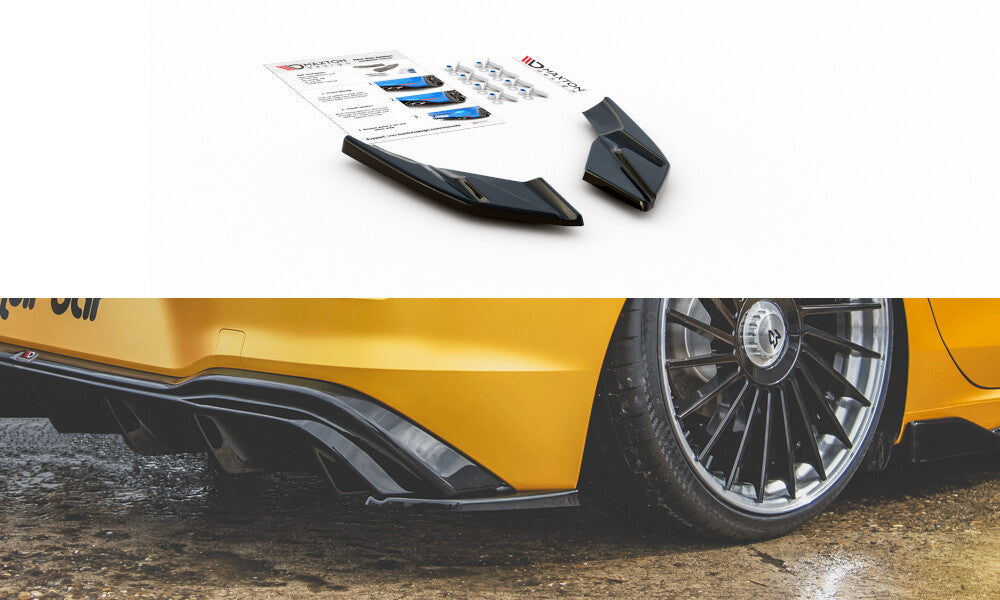 Diffusor Flaps passend für VW Golf Mk8 FL schwarz Hochglanz