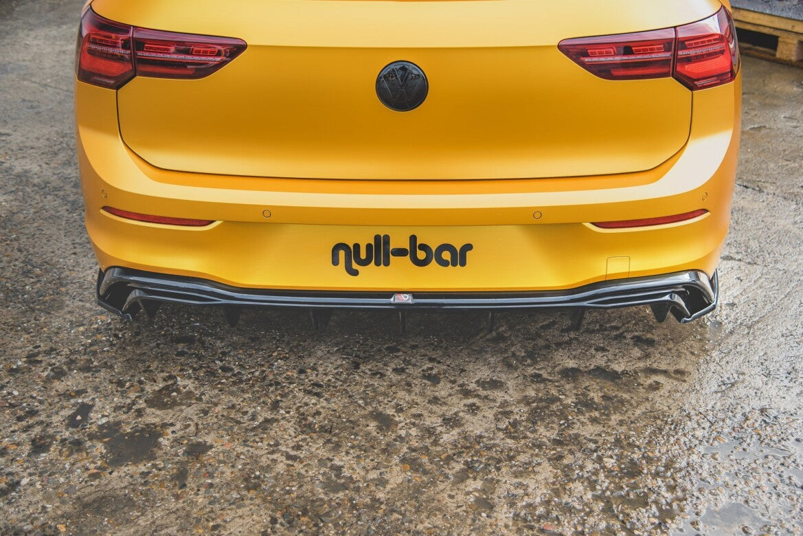 Diffusor Flaps passend für VW Golf Mk8 FL schwarz Hochglanz